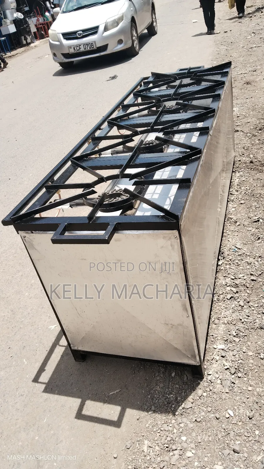 Commercial Sizes Closed Four Burner Gas Grill Jikos