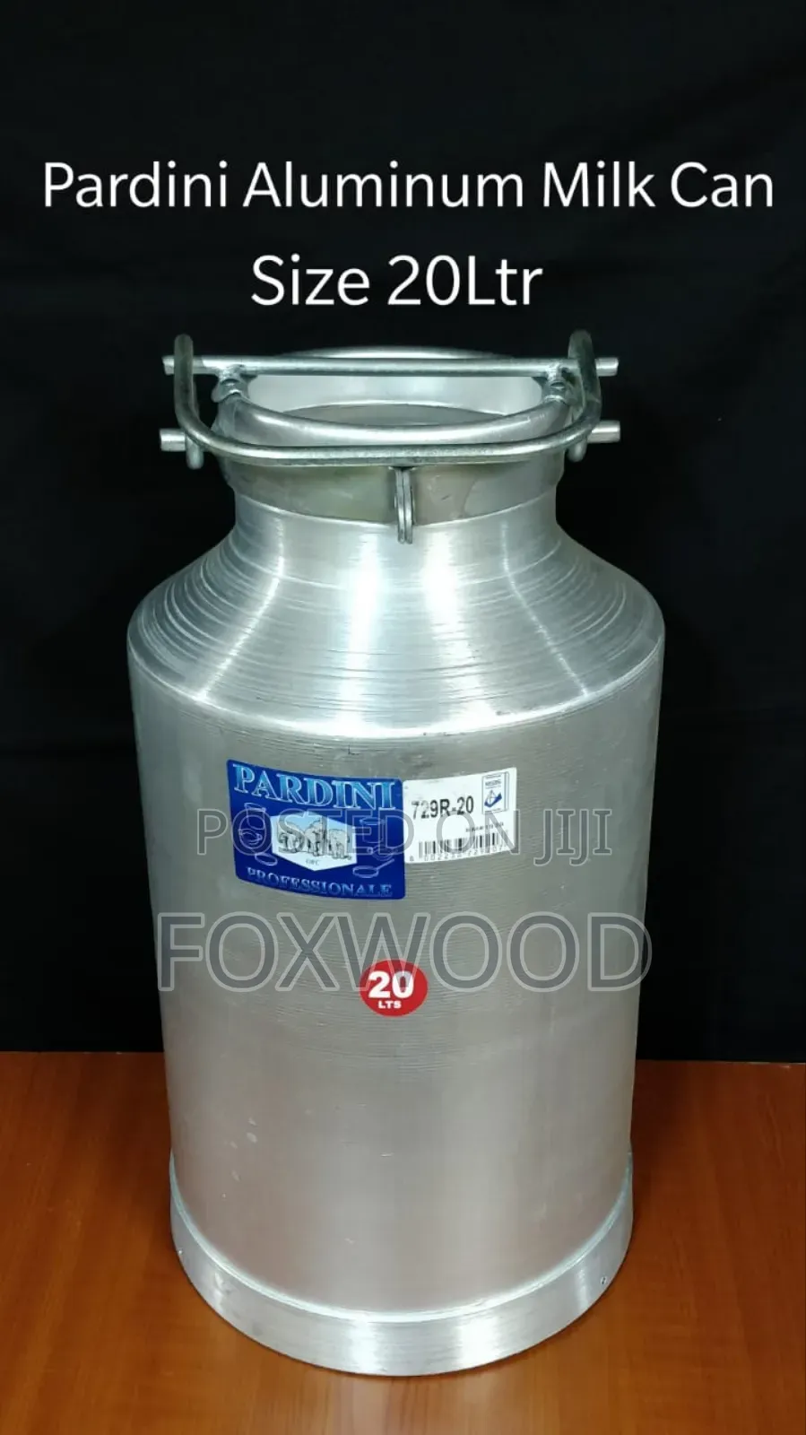 Bardini Brand Milk Can, 20 Litres