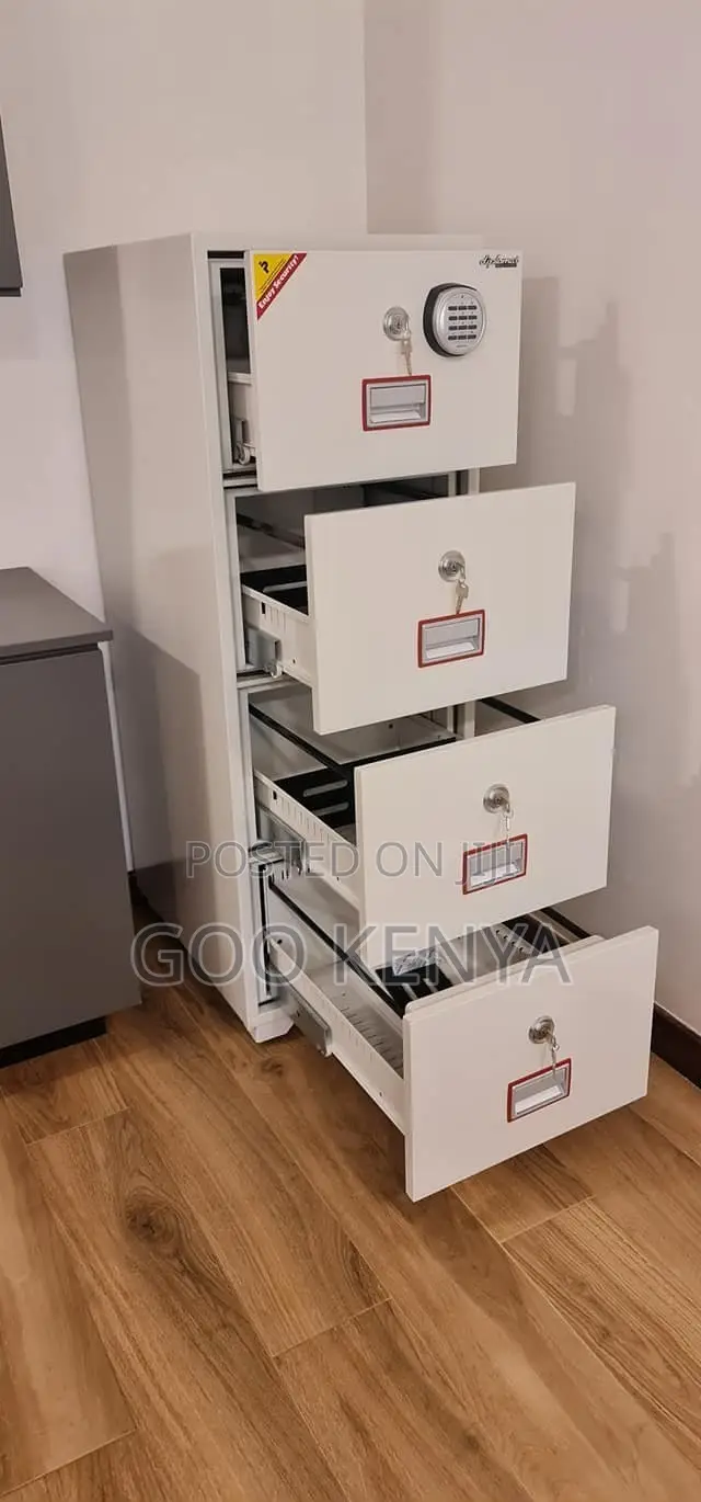 Fireproof Safebox ; 4-Drawer Diplomat Fireproof Cabinet