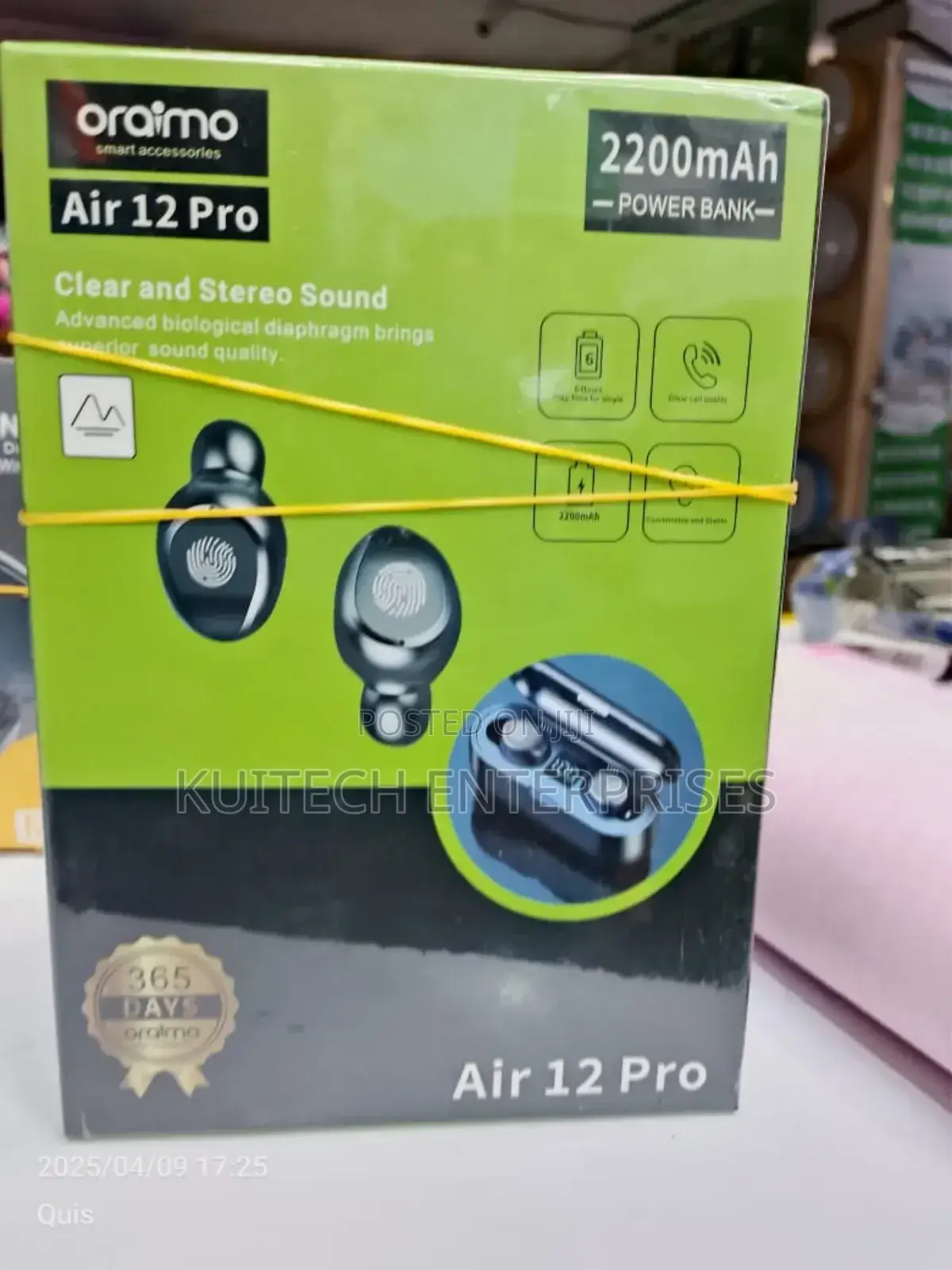 Oraimo Wireless Earphone/Air Pro 12 Earphone