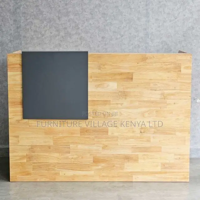 Office Furniture: Wood Reception Counter Front Desk-180cm