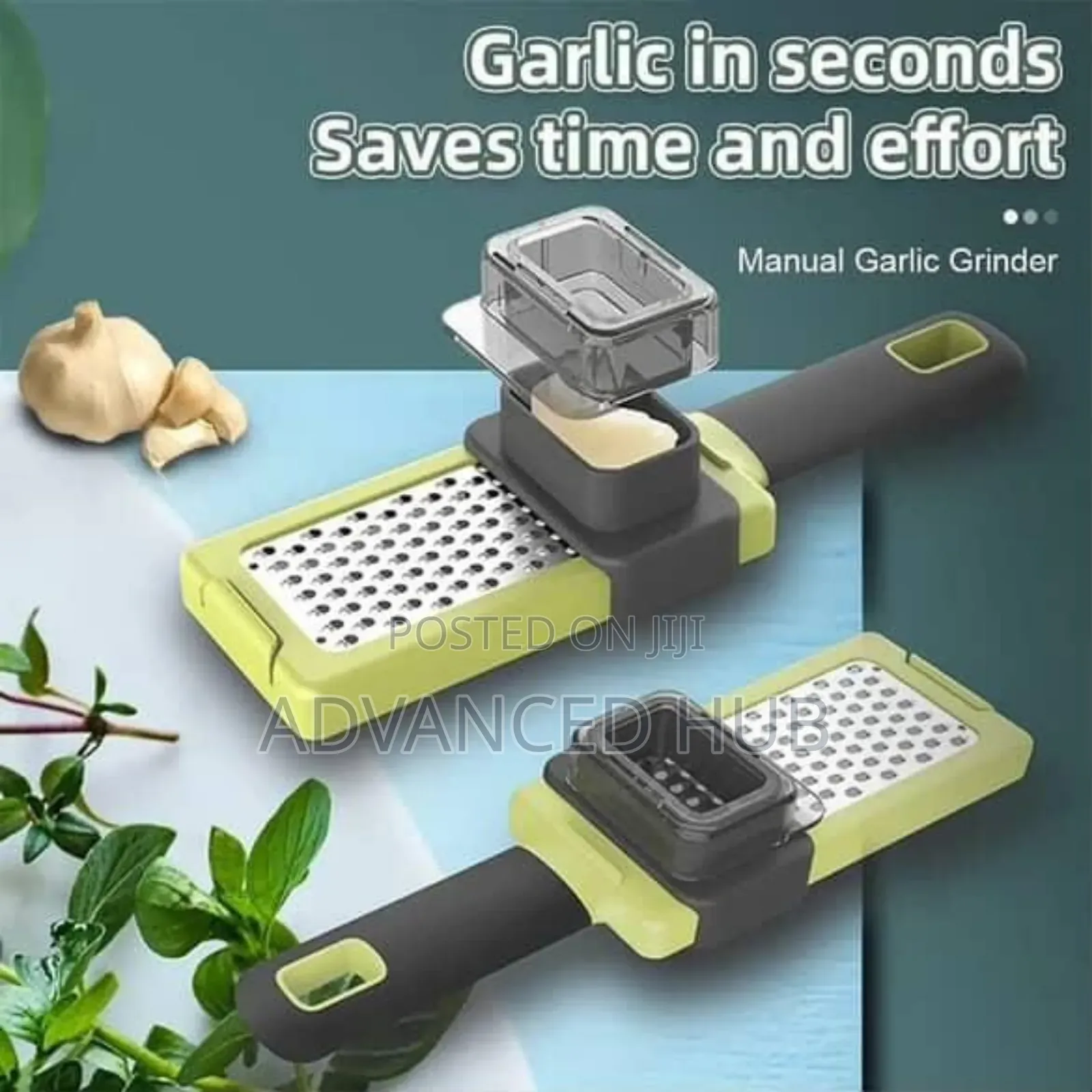 Multipurpose Grater/Manual Garlic Crusher