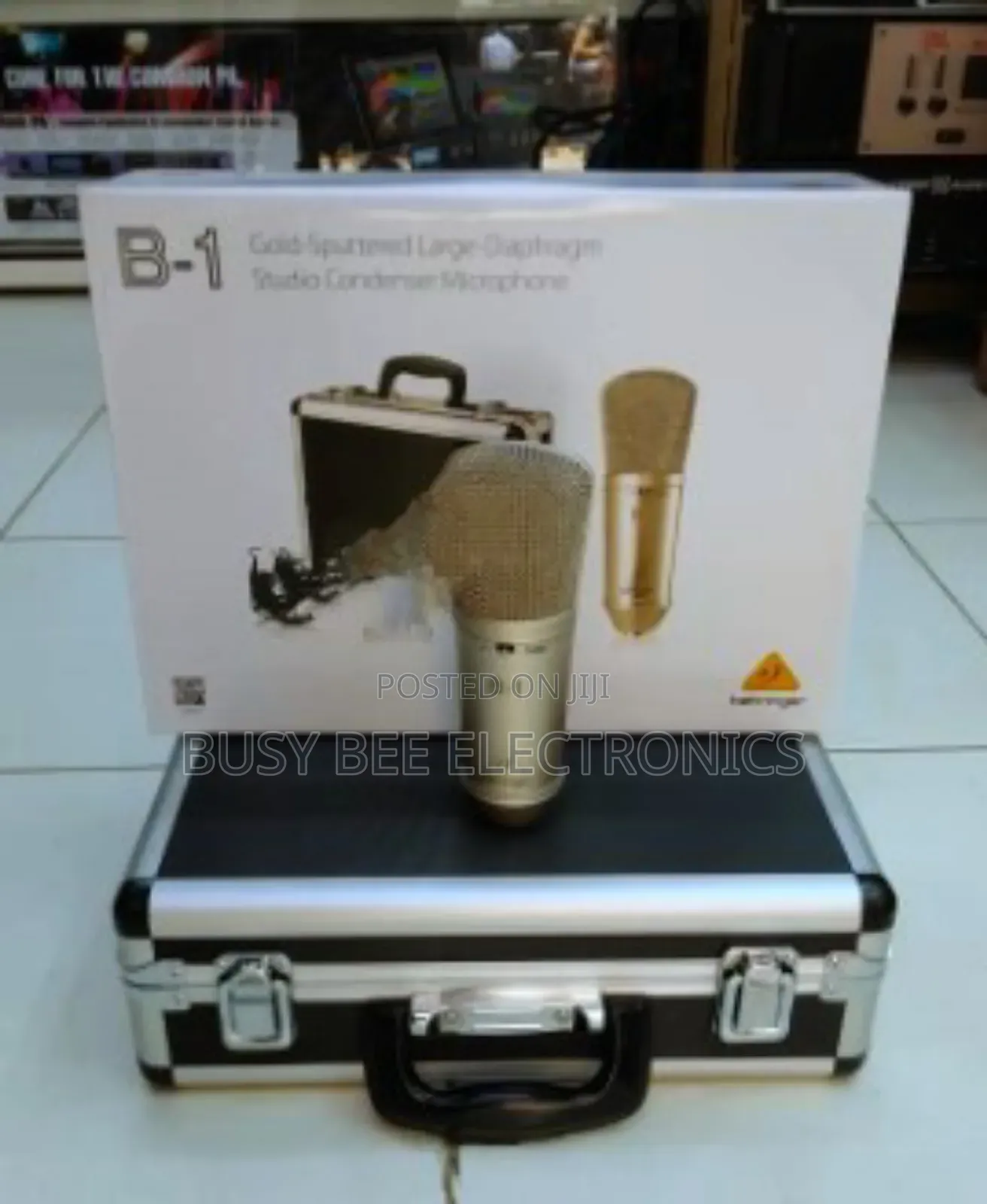 Behringer B-1 Condenser Microphone Gold Sputtered