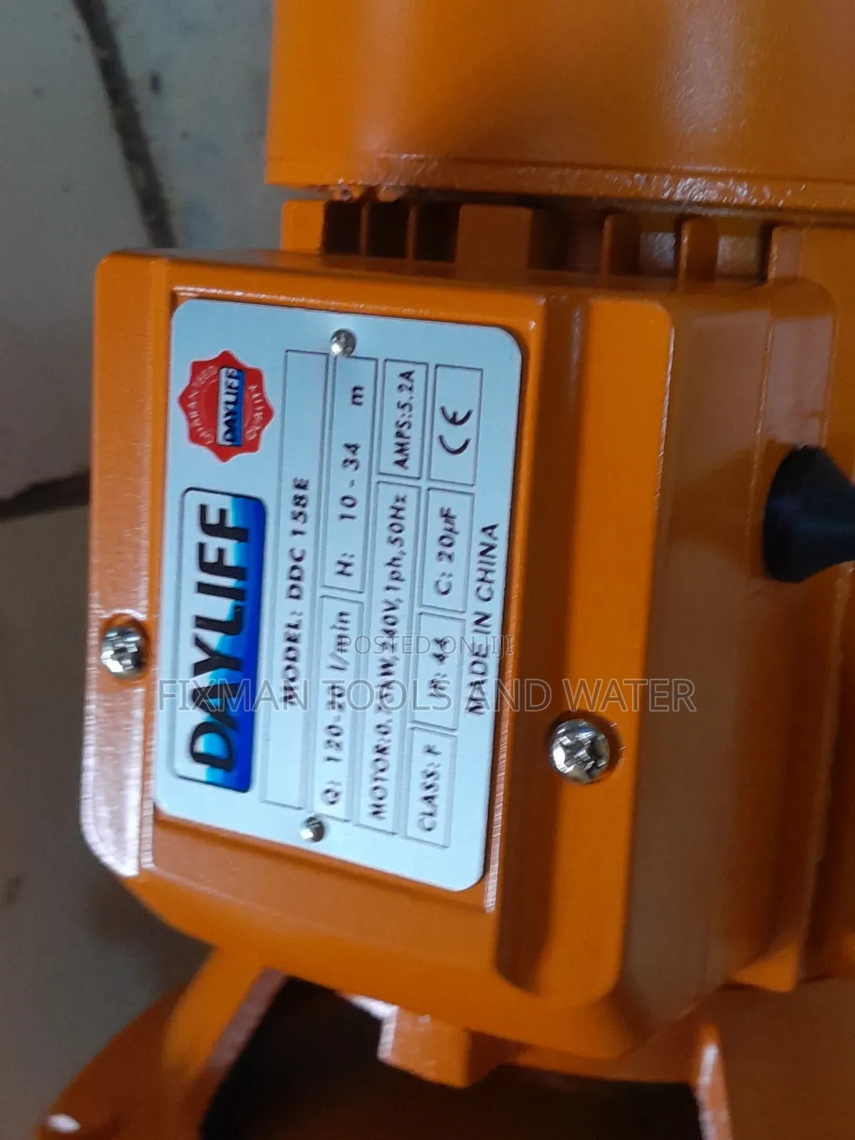 Best Dayliff Centrifugal Booster Water Pump 1hp 32m 120l/M