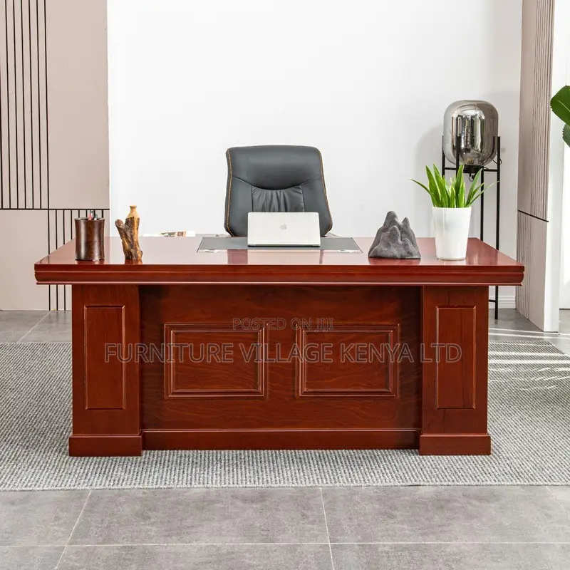 Office Furniture:140cm Prestige Mahogany Work Staff Desk