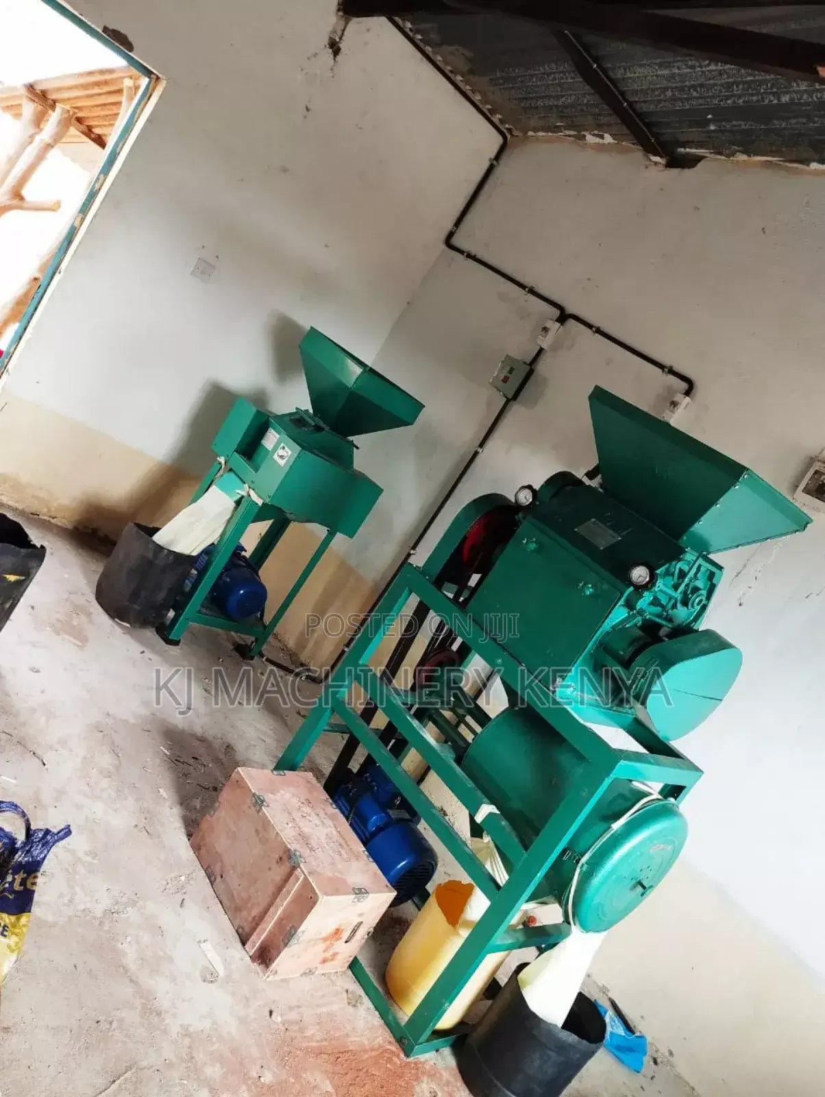Complete Grade 1 Maize Flour Milling Set – Crusher + Roller Mill