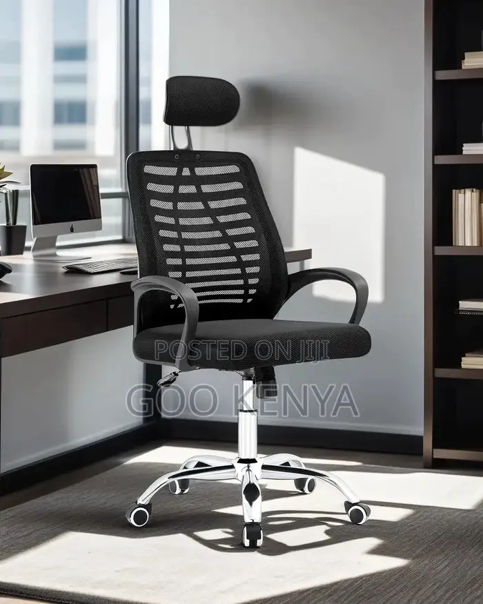 Office Chair ; Headrest Ergonomic Office Chair