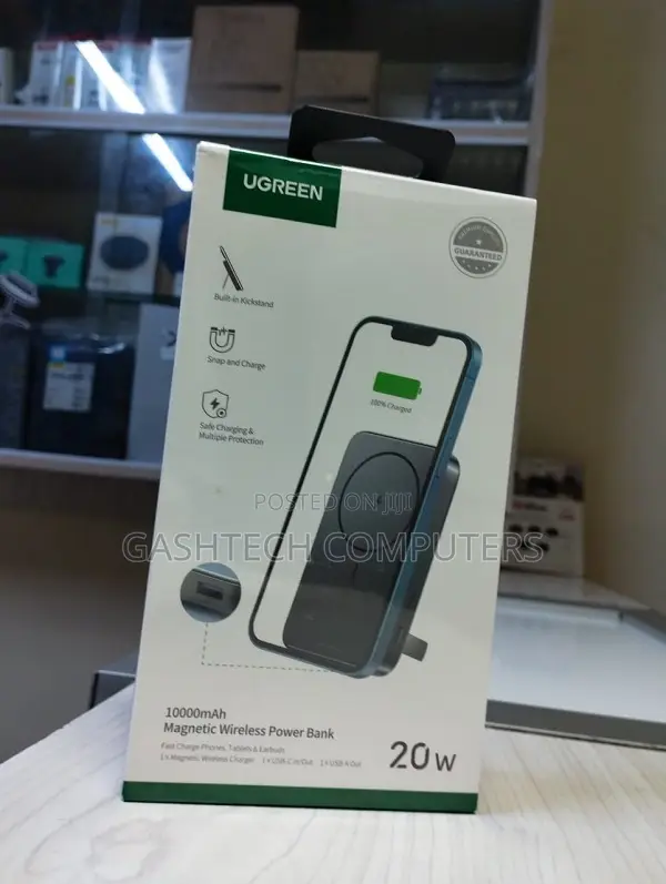 Ugreen 10000mah 20w Magnetic Power Bank Space Gray - Pb206