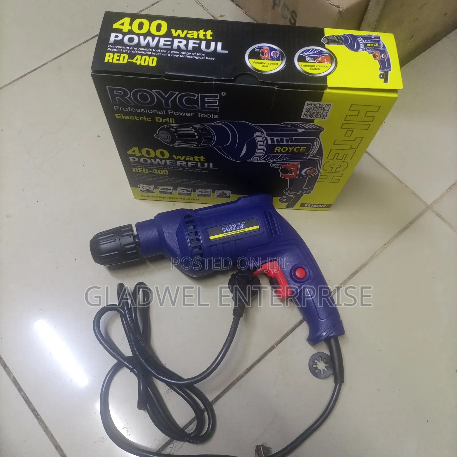 Royce Professional Power Tool Electric Drill 400watts