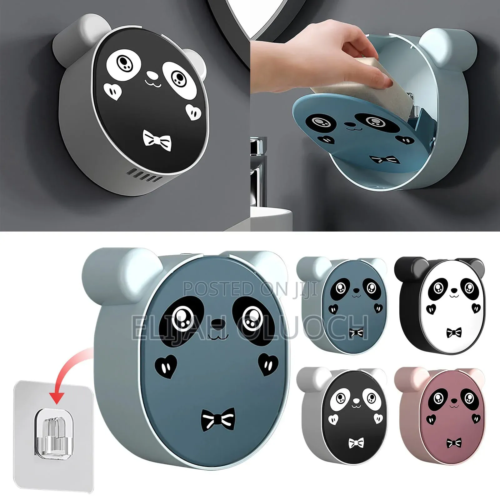 Cute Panda Flip Soap Holder