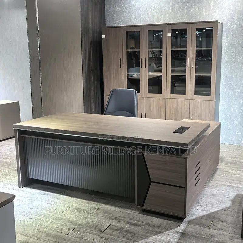 Office Furniture:Sleek 1.8m Manager Desk –L-Design