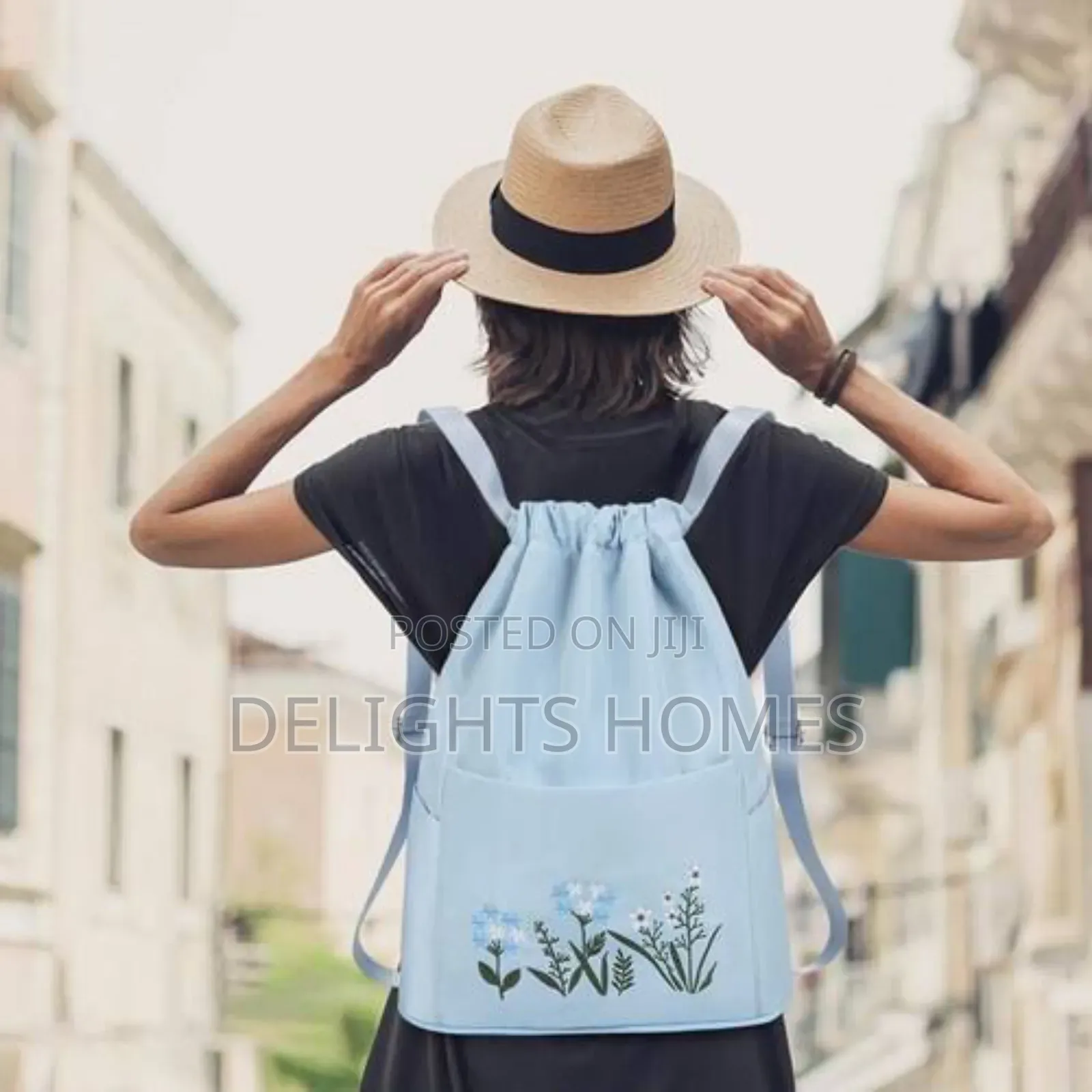 Waterproof Simple Foldable Flower Back Pack