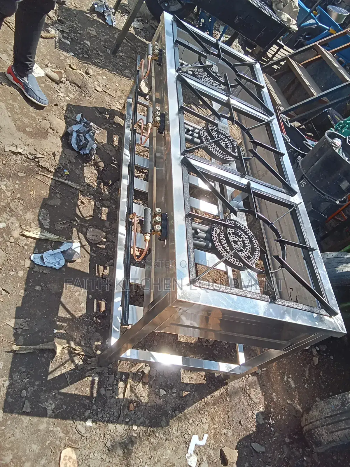 3 Rings Three Burner Stainless
