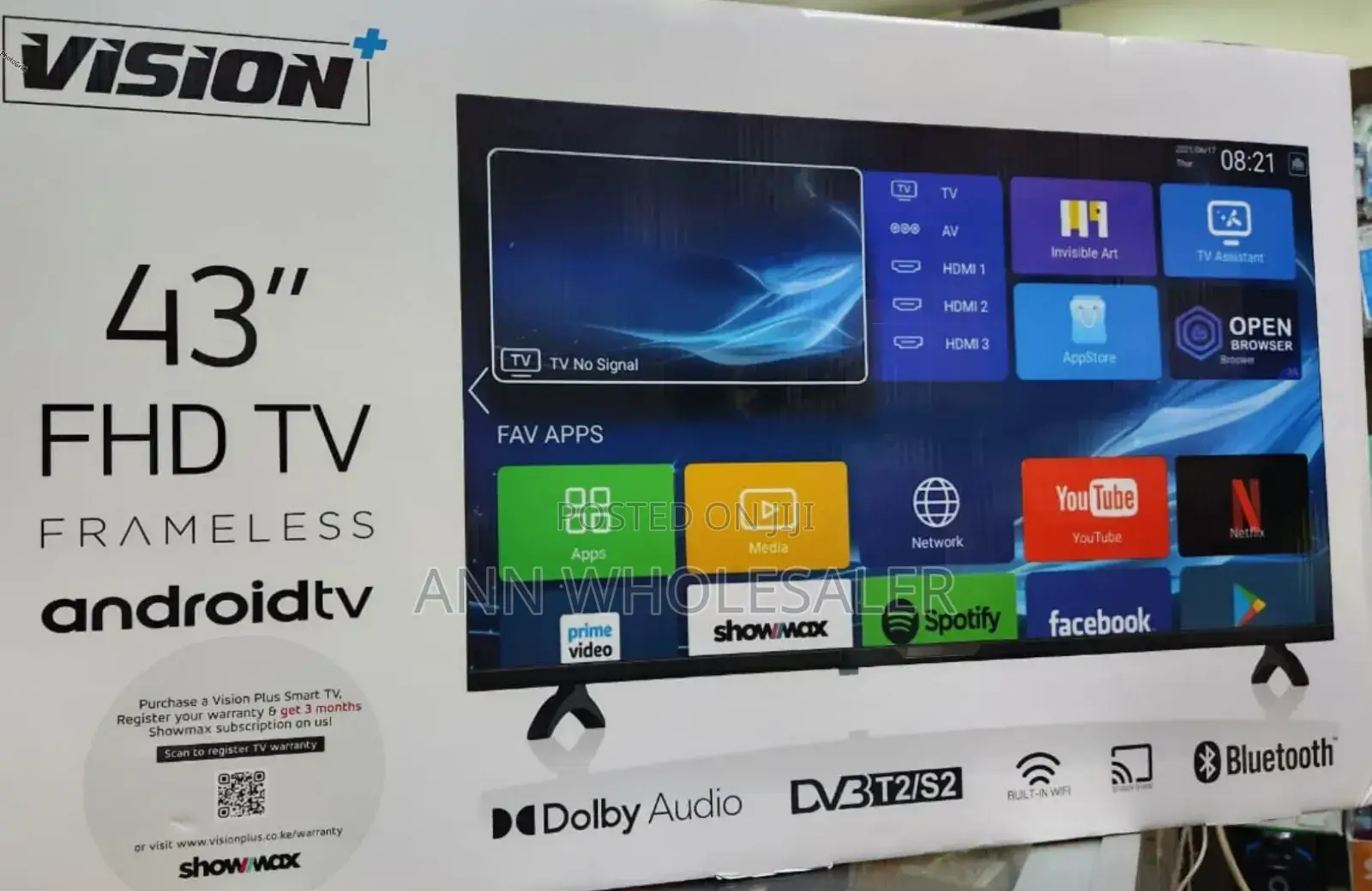 Vision 43 Inch Smart Tv FHD/43