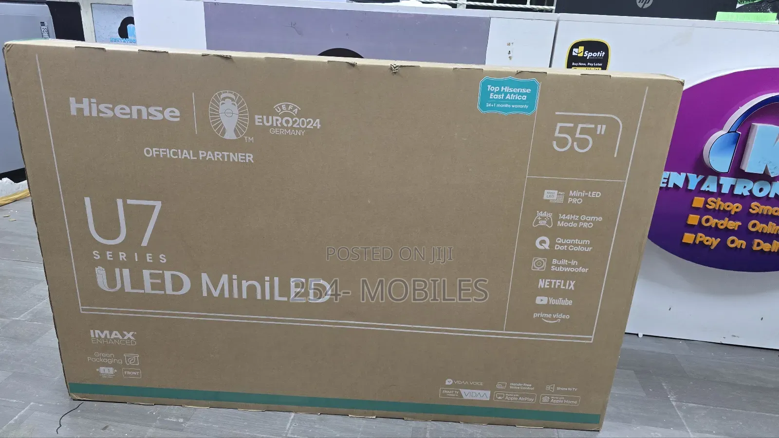Hisense 55u7n 55 Inch Mini-led Uled Vidaa Smart Tv