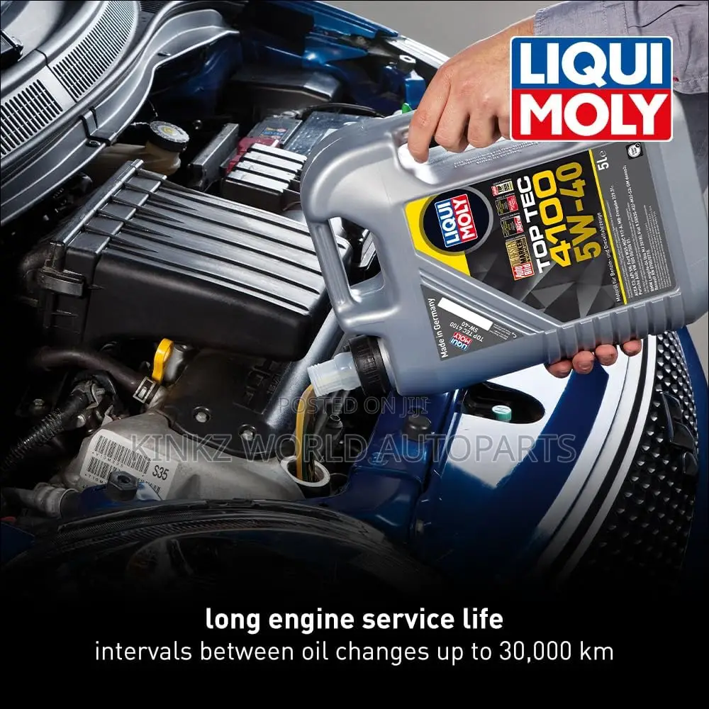 Liqui Moly Top Tec 4100 5w-40 Engine Motor Oil 5l