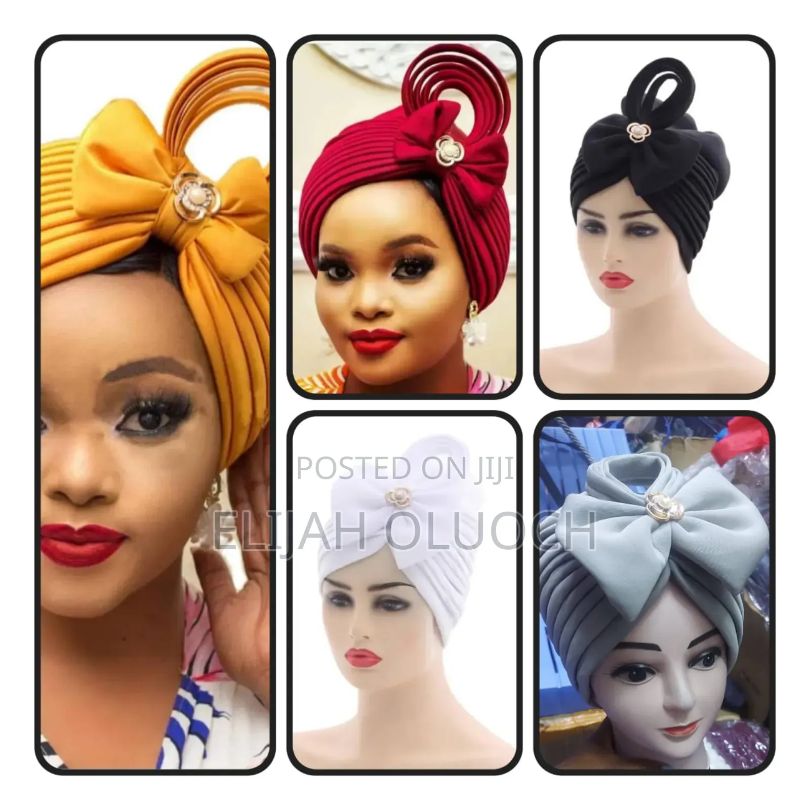 Executive Stretchy Head Wrap/Turban