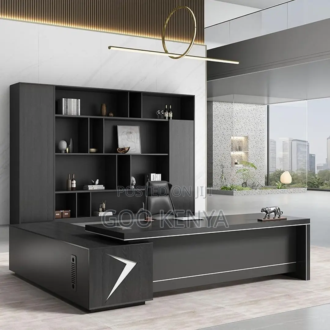 Office Desk ; 1600mm L-Shaped Executive Desk