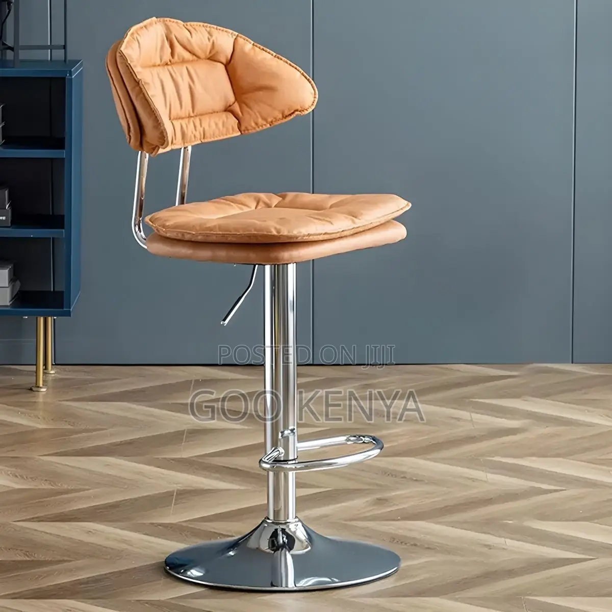 Home Chair ; Leather Adjustable Barstool