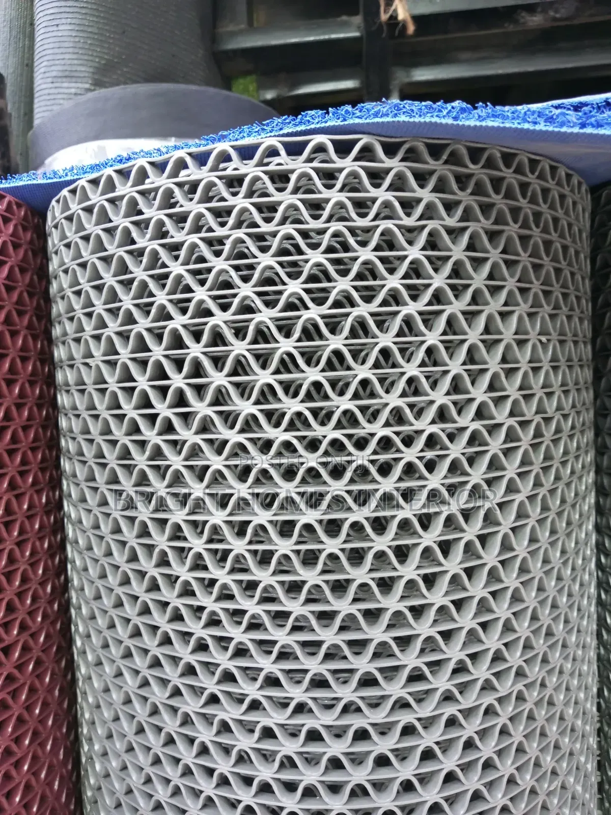 Grey Bathroom Rubber Mats Available