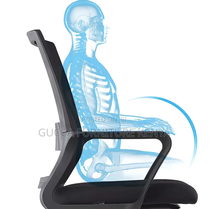 Office Chair:Officemesh Back Study Chair With Waterfall Edge