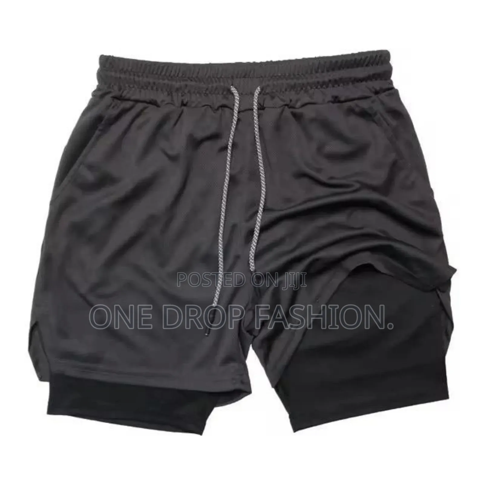 Men Double Layer Shorts 4567