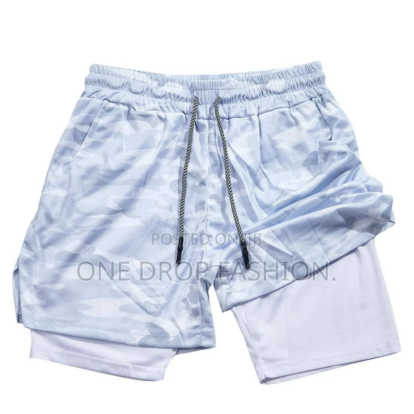 Men Double Layer Shorts 4567