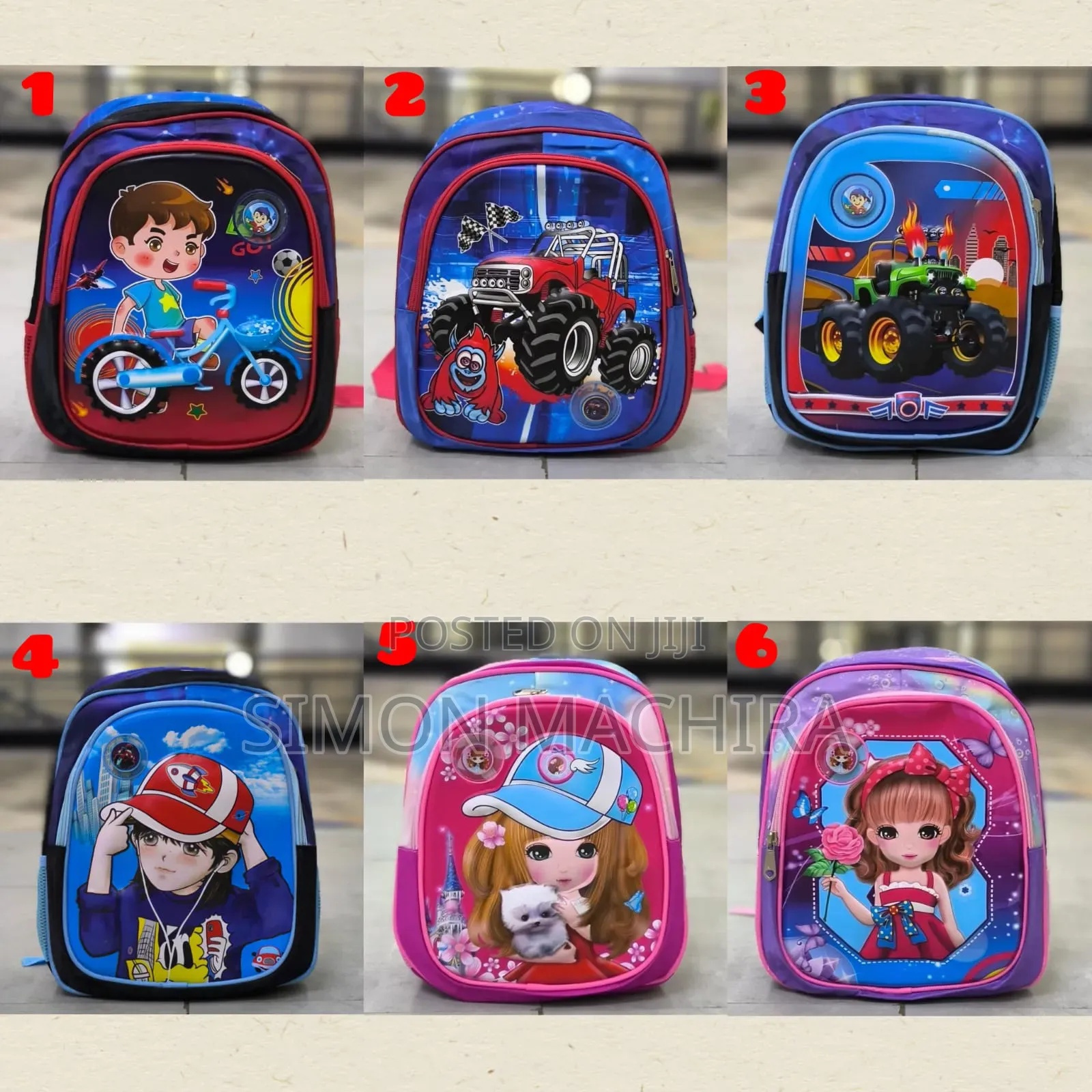 Children School Bag Pp1, Pp2 Grade 1 to 6