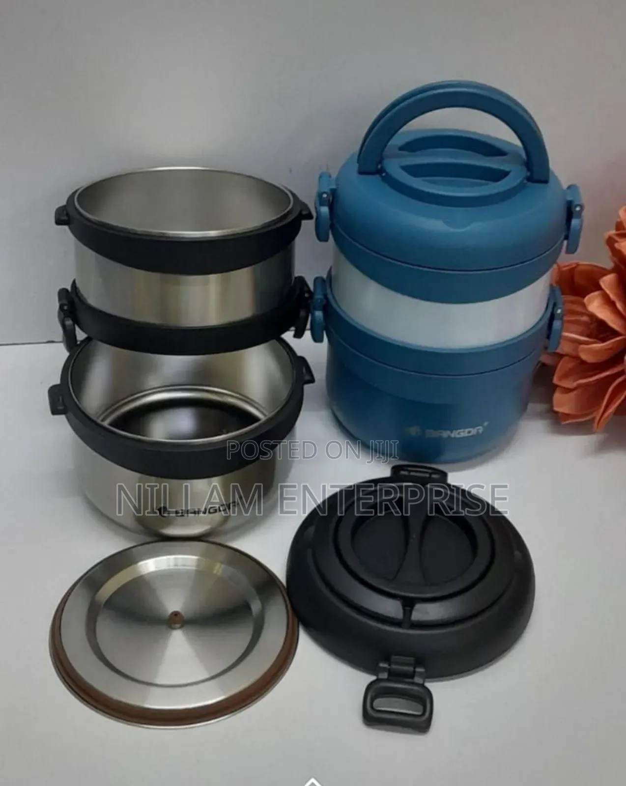 2 in 1 Thermo Food Flask With Insulated Bag
