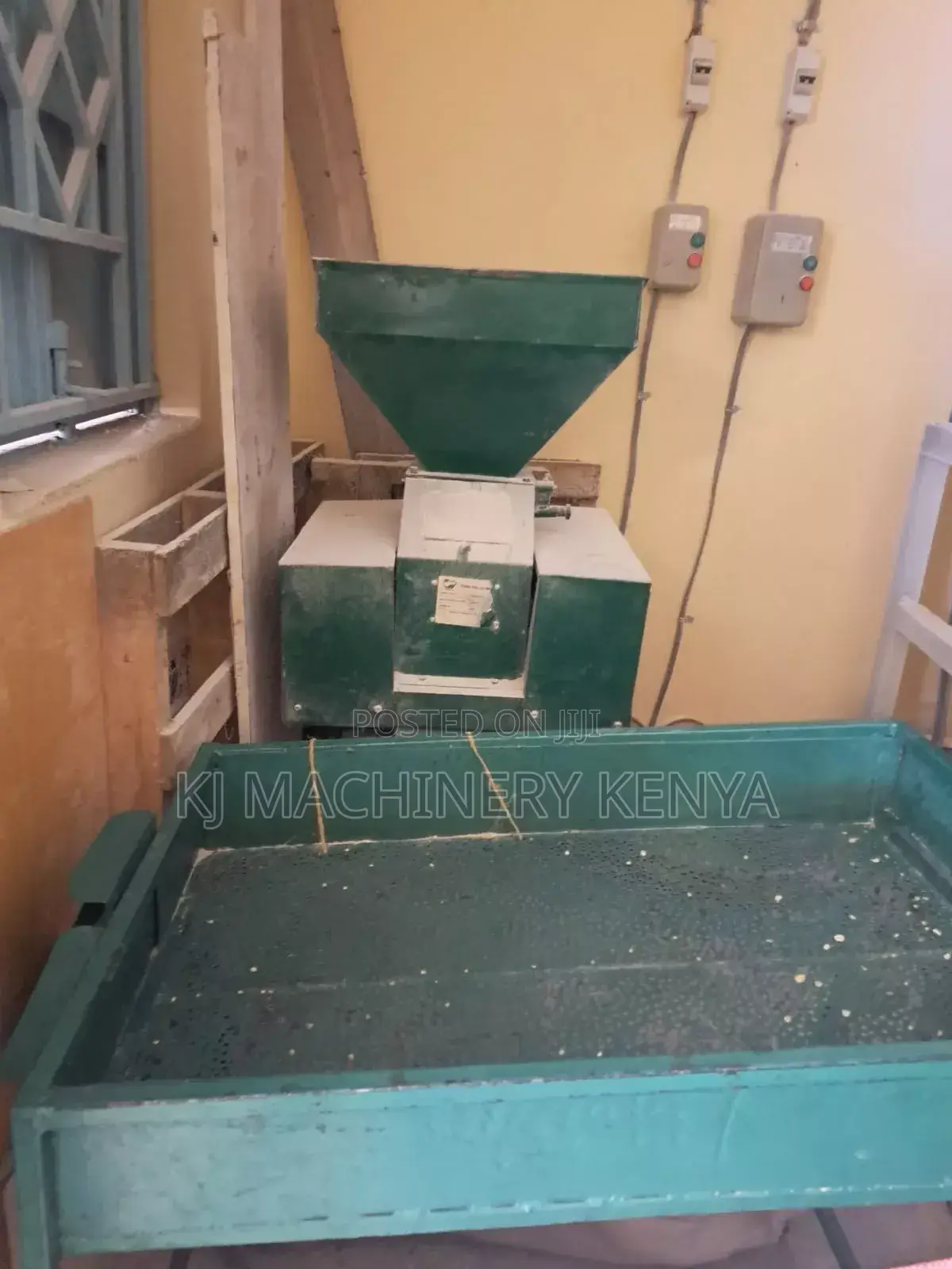 Electric Combined Maize Flour Roller Mill Machine