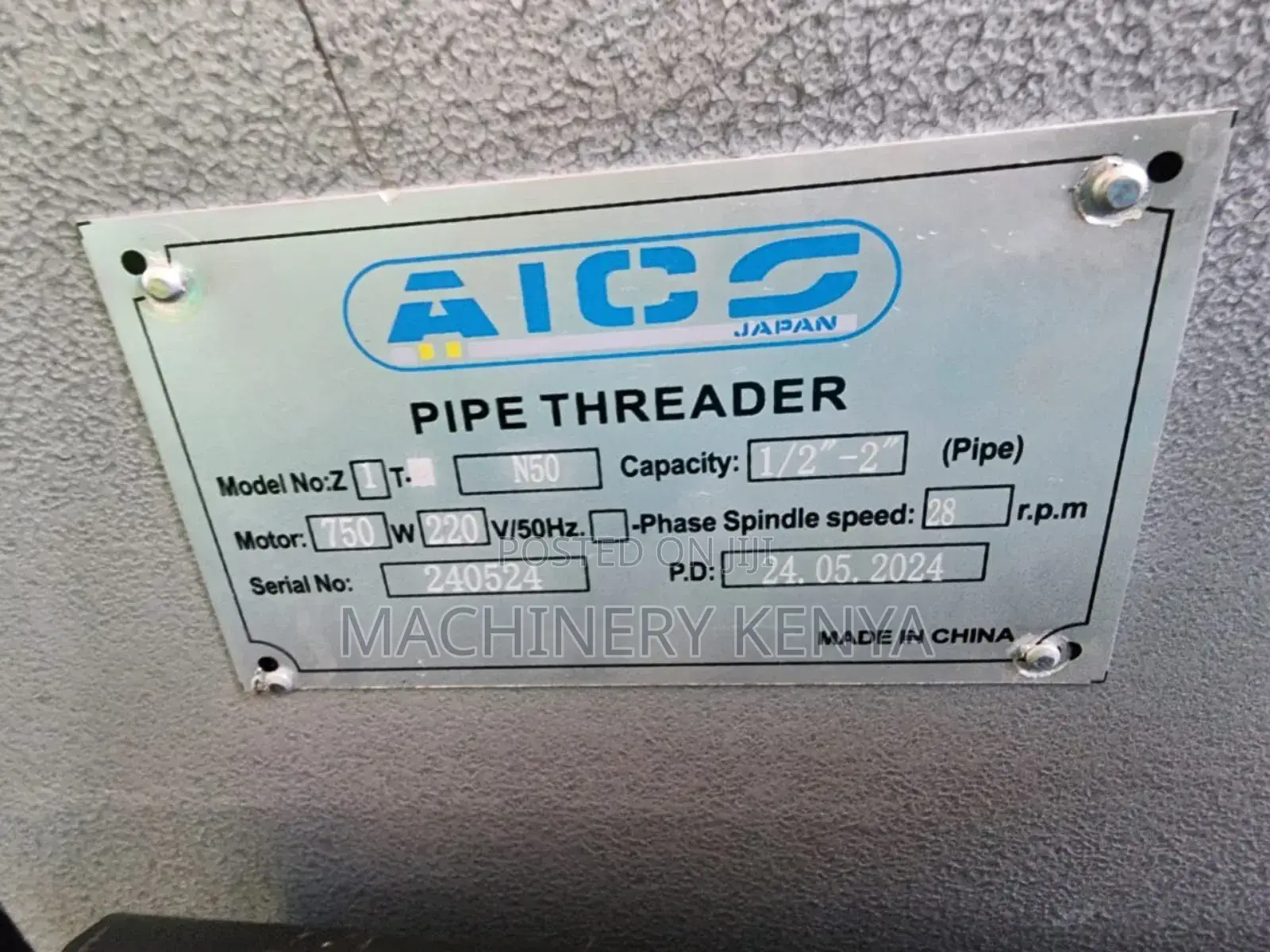 Pipe Threader Aico Brand New