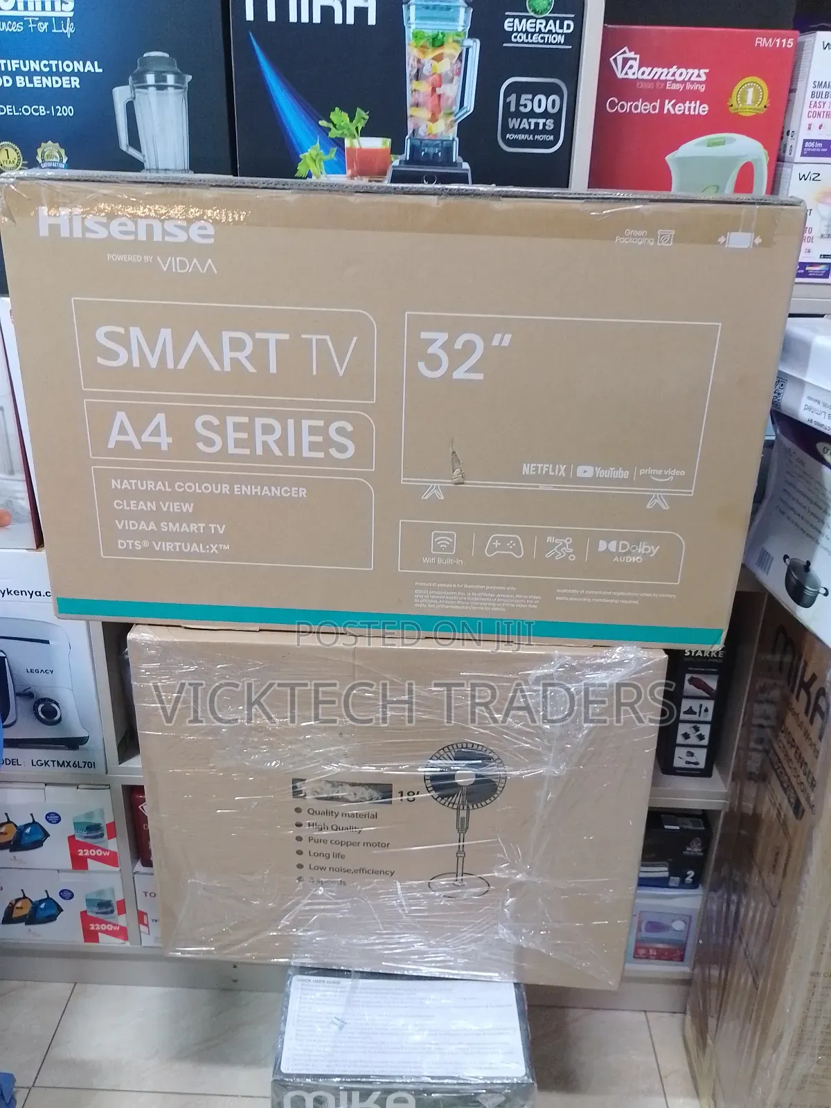 Hisense 32 Inch A4 Series FHD Frameless Smart Tv