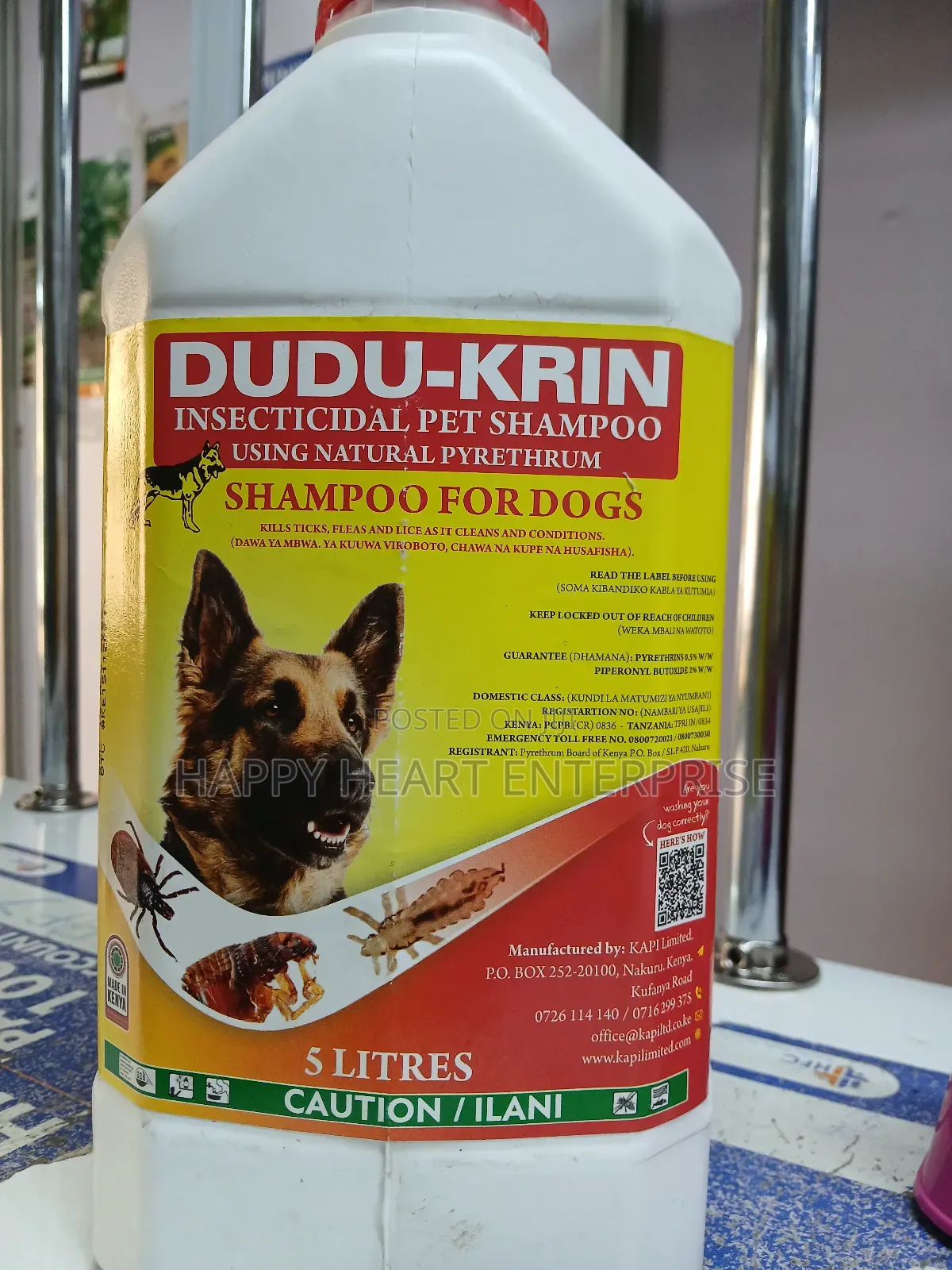 Dudu-krin Pet Shampoo Insecticidal Shampoo 5l