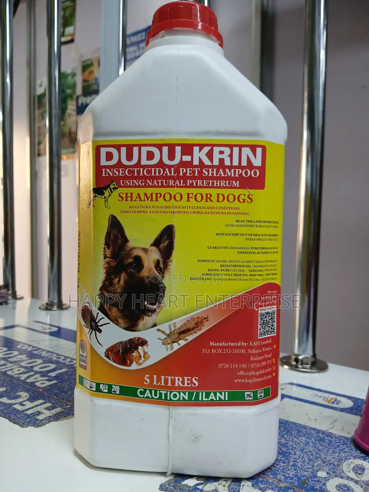 Dudu-krin Pet Shampoo Insecticidal Shampoo 5l