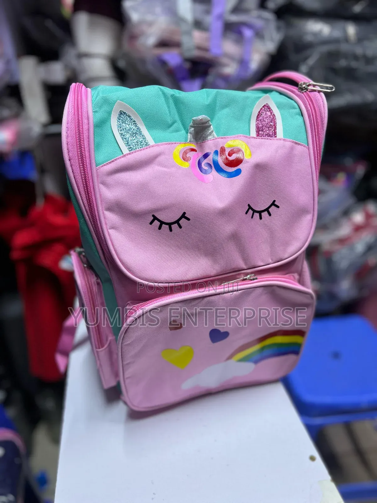 Pink  Girls Unicorn  School Bags Grade 1 to 4 at 999