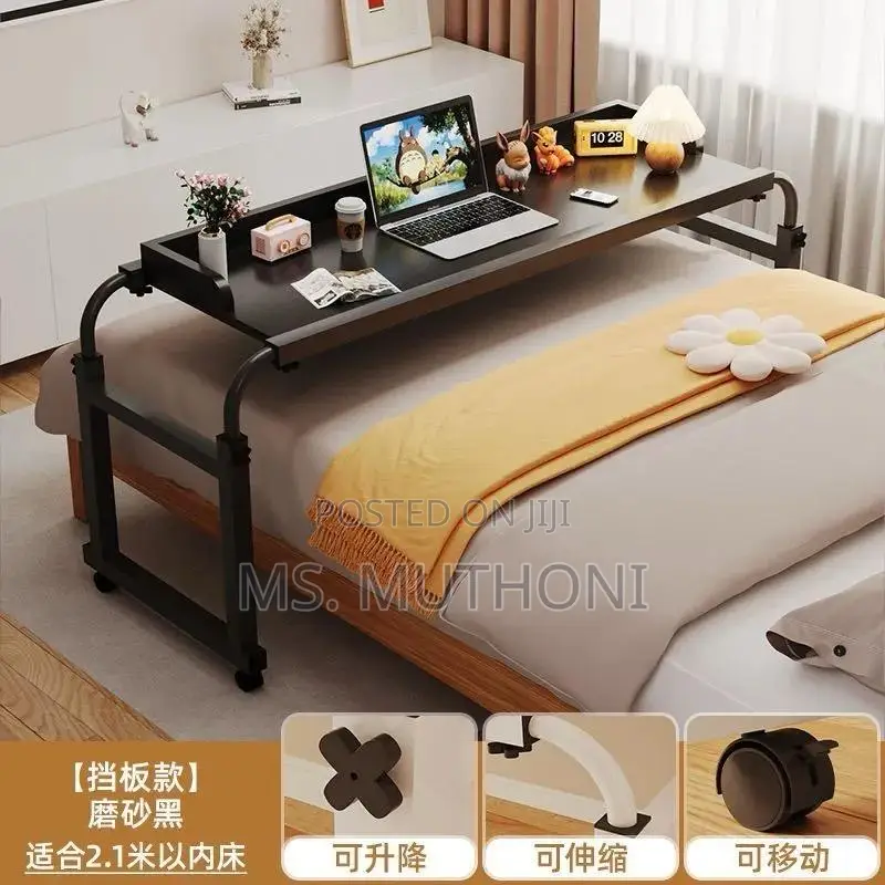 Adjustable Over Bed Desk Laptop/Breakfast Desk With