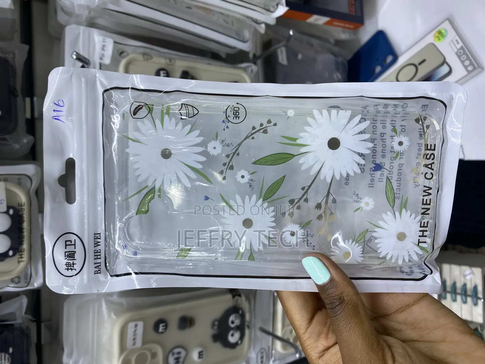 Xiaojunjie Samsung Galaxy A16 Shockproof Cute Floral Cover