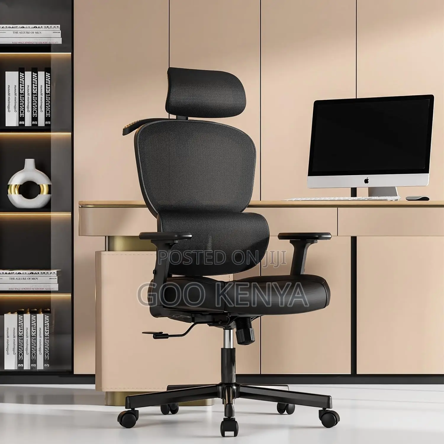 Office Chair ; Breathable Orthopedic Back Support Chair