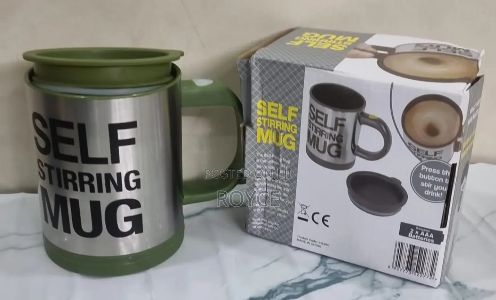Self Stirring Mug- Battery Powered