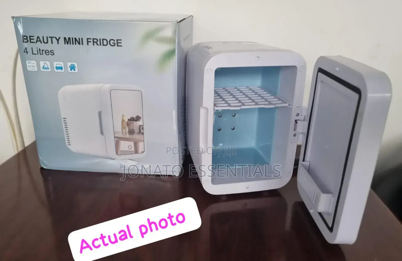 Make Up Fridge With Led Makeup Mirror