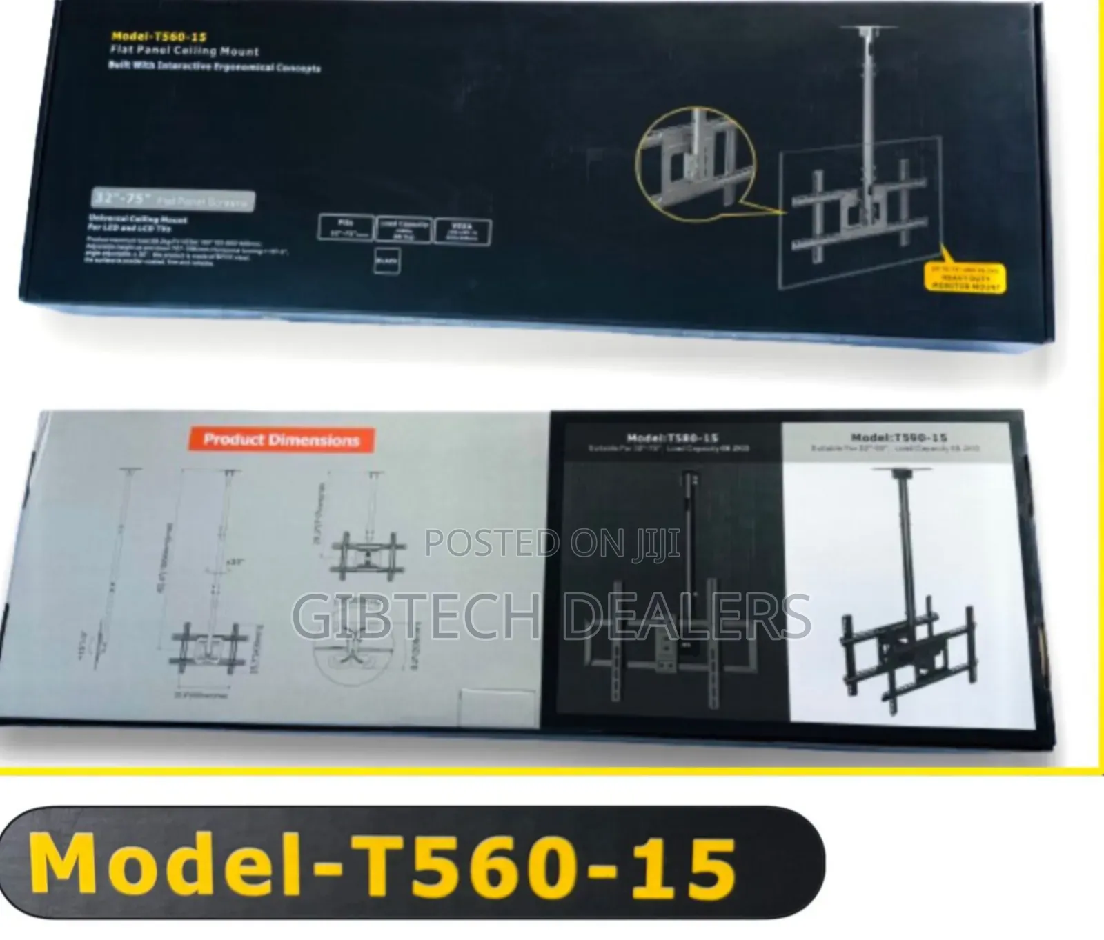 Tv Mount Ceiling Bracket 32-75
