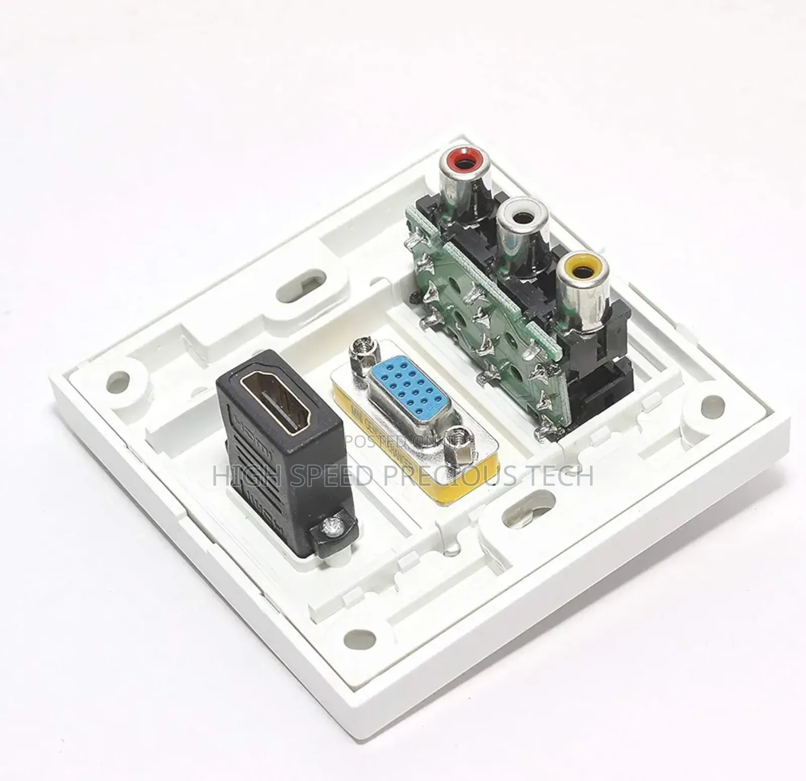 Hdmi Vga Rca Faceplate