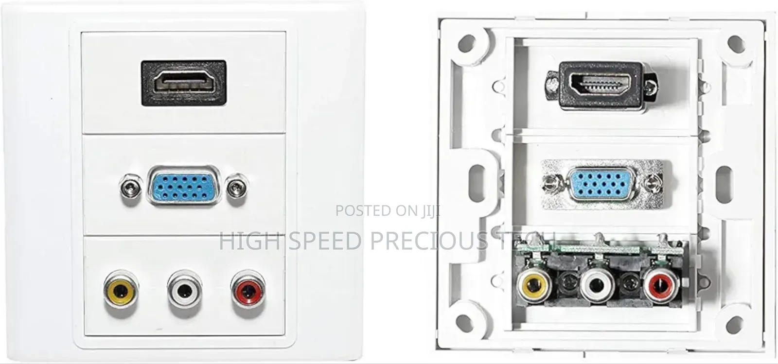 Hdmi Vga Rca Faceplate