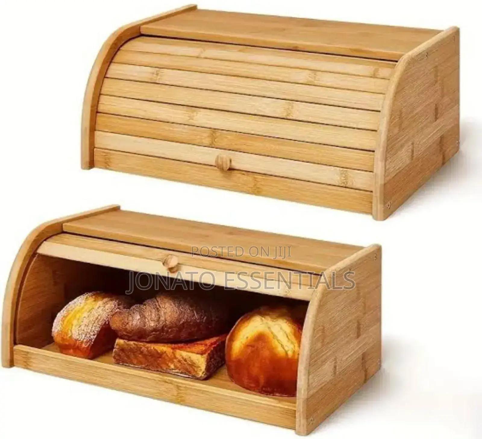 Bamboo Bread Storage Box, Storage Bin