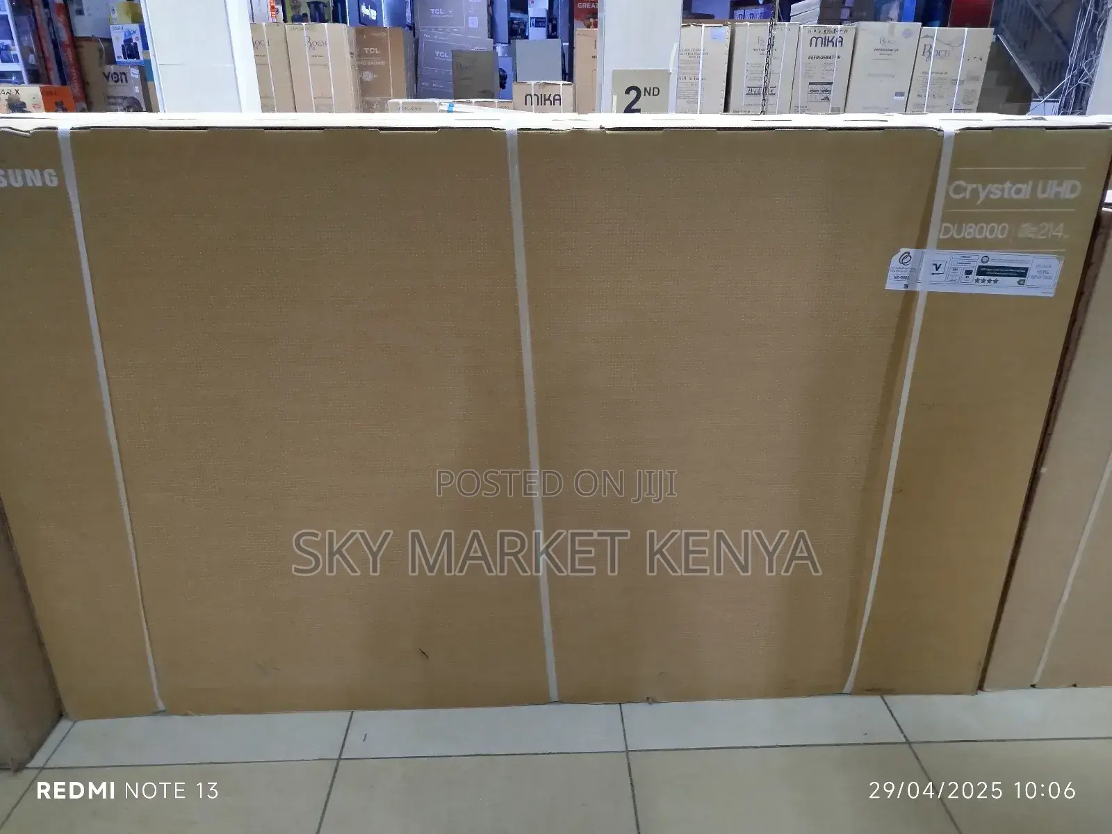 Samsung 85′′ Du8000 Crystal Uhd Smart Tv