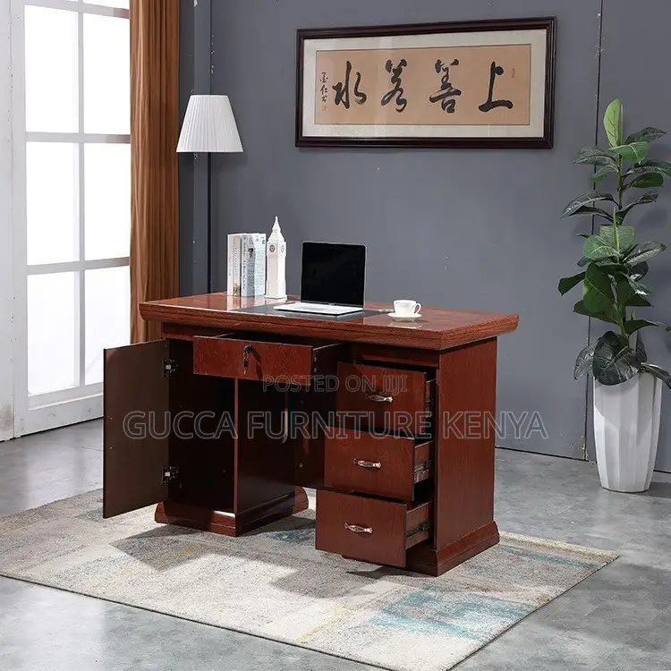 Office Desk: Office Supervisor Single Solid Wood -1200mm