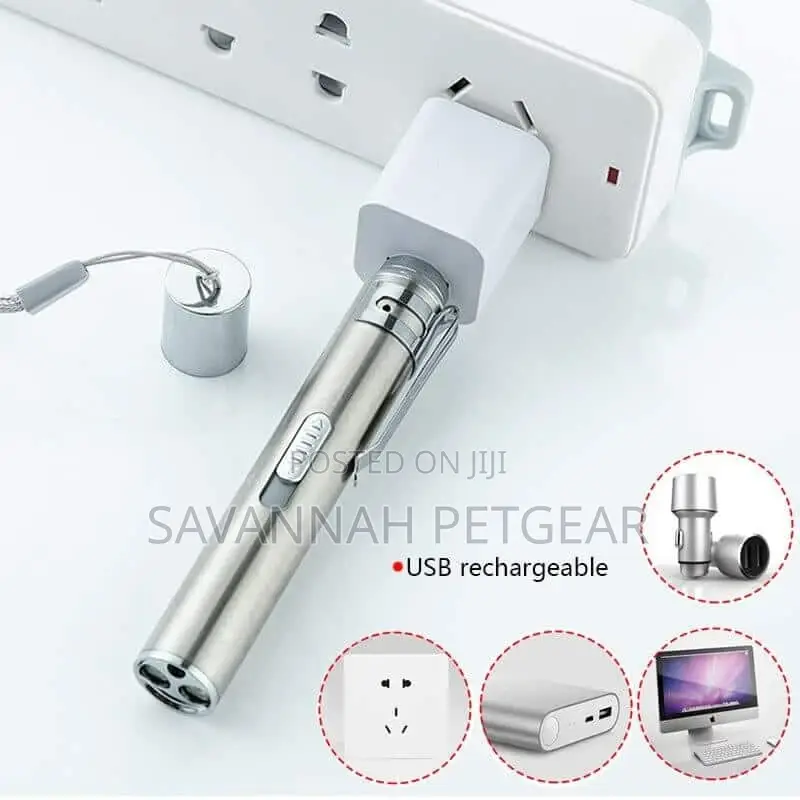 3-in-1 Rechargeable Cat Laser Toy Red Dot Torch, Flashlight