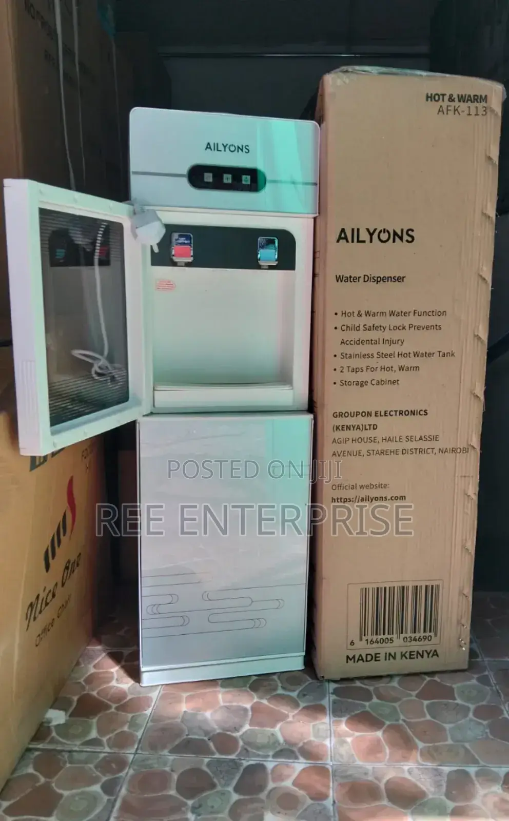 Ailyons Afk-113 Hot and Normal Standing Dispenser