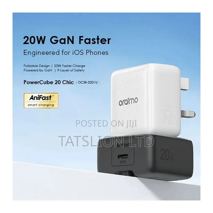 Oraimo Charger Powercube 20 Chic 20w Charger