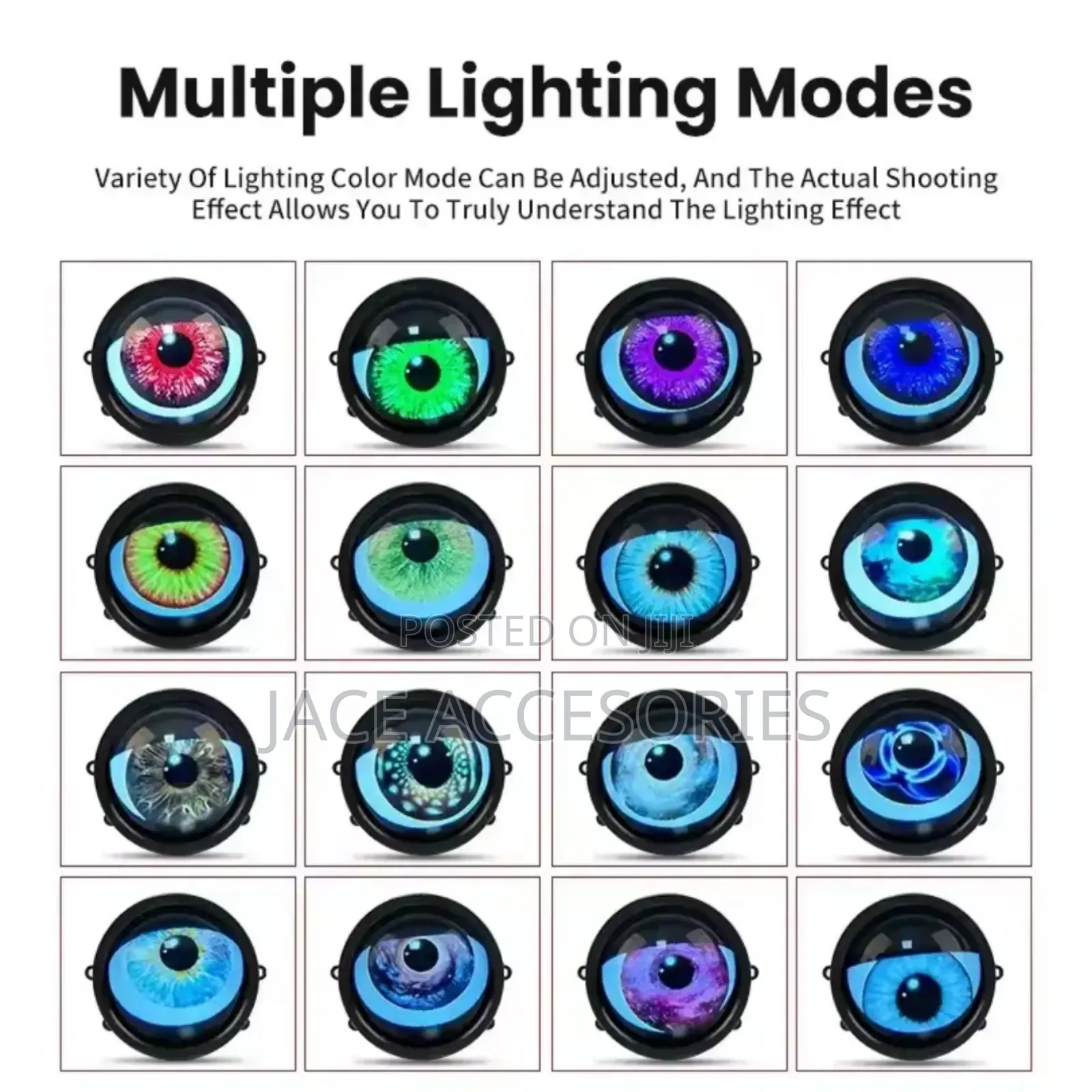 Blinking Devil Eye Fog Lens Wifi 23 Modes